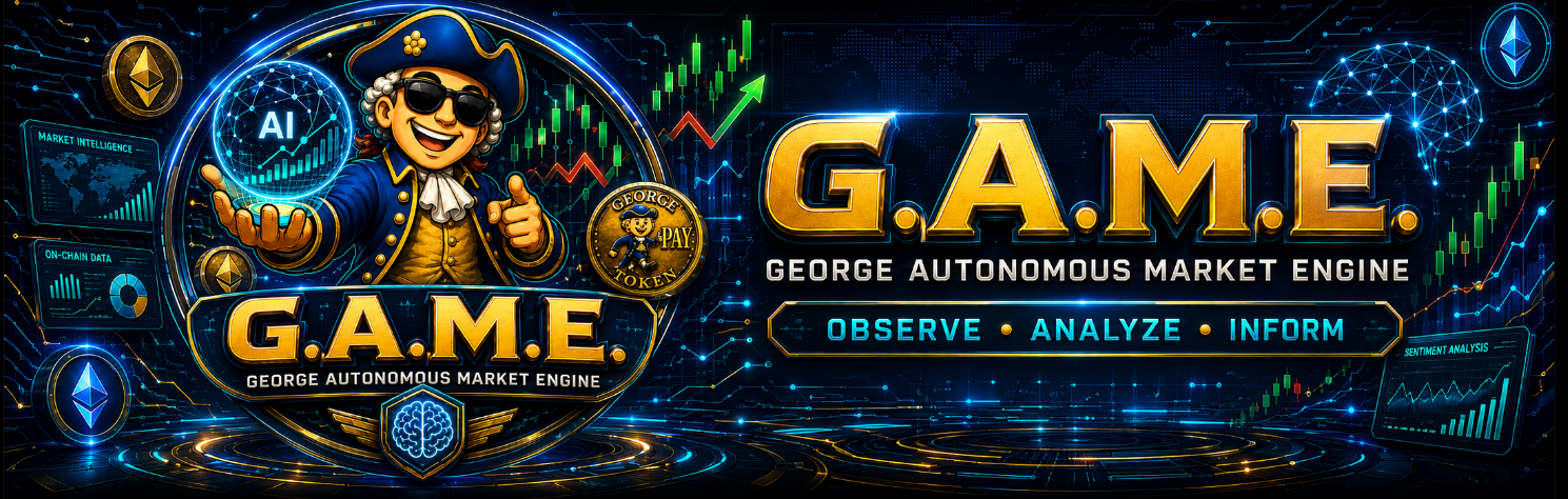 G.A.M.E. George Autonomous Market Engine banner